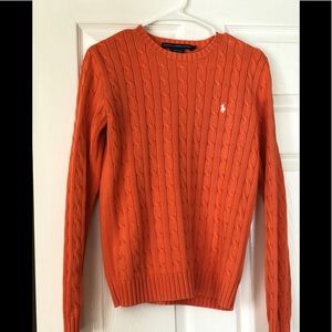 Ralph Lauren cable knit sweater.